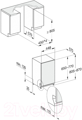 Посудомоечная машина Miele G 5690 SCVi SL Active