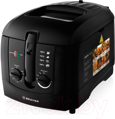 Фритюрница Brayer BR2830BK Фритюрница Brayer BR2830BK
