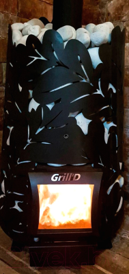 Печь-каменка Grill'D Dubravo mini Long