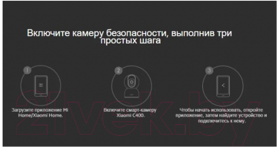 IP-камера Xiaomi Smart Camera C400 MJSXJ11CM / BHR6619GL