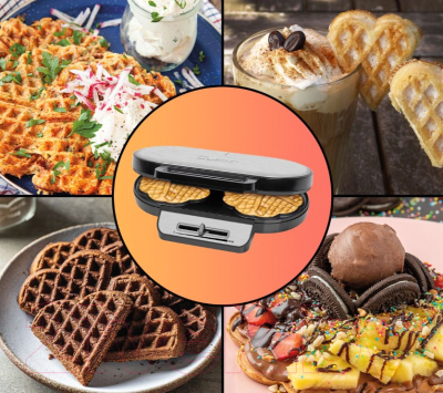 Вафельница Clatronic WA 3745 (черный/нержавеющая сталь)