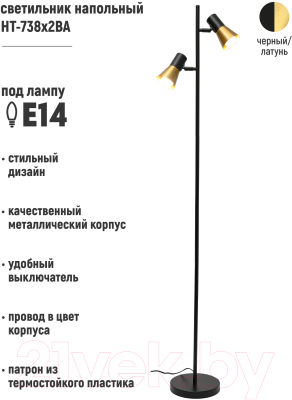 Торшер ArtStyle HT-738x2BA