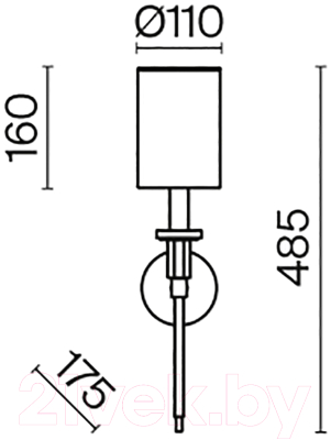 Бра Maytoni Florida MOD148WL-01CH