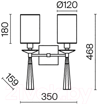 Бра Maytoni Bianco MOD224WL-02BS1