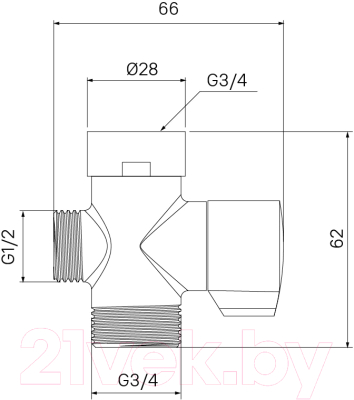 Дивертор для смесителя IDDIS Home 950OPHC0SM