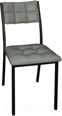 Стул Древпром Дункан ДП2-20 (черный матовый/темно-серый)