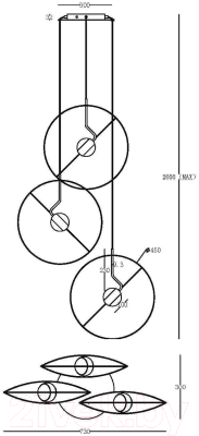 Люстра Maytoni Reflex MOD154PL-L6W3K1