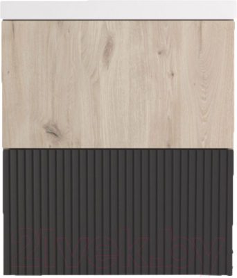 Тумба под умывальник Style Line Стокгольм ВЛДСП 50 2 ящика (подвесная)