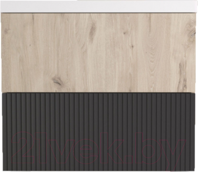 Тумба под умывальник Style Line Стокгольм ВЛДСП 70 2 ящика (подвесная)