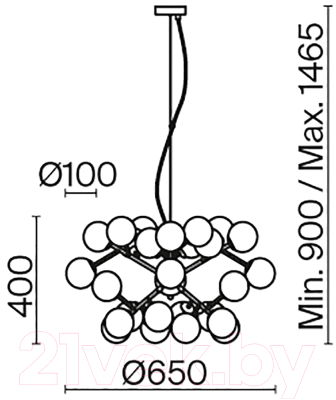 Люстра Maytoni Dallas MOD545PL-24BS