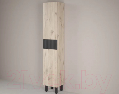 Шкаф-пенал для ванной Style Line Стокгольм ВЛДСП 36 1 ящик (напольный)