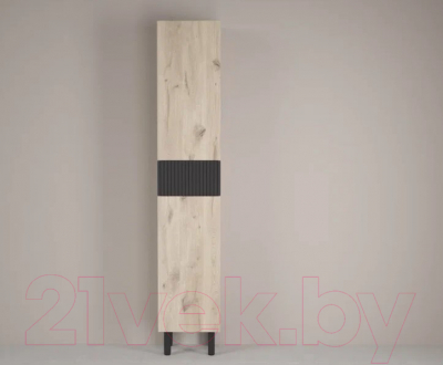 Шкаф-пенал для ванной Style Line Стокгольм ВЛДСП 36 1 ящик (напольный)