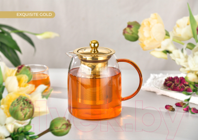 Заварочный чайник Makkua Teapot Exquisite Gold TEG900