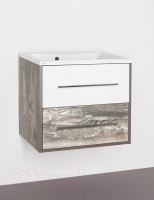 Тумба под умывальник Style Line Экзотик 65 2 ящика (подвесная)