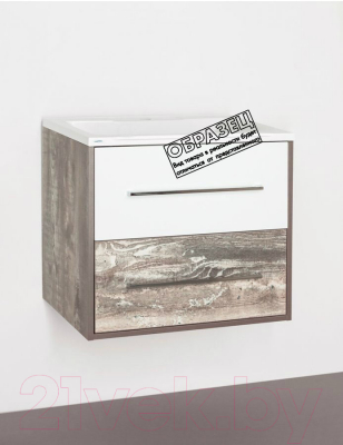 Тумба под умывальник Style Line Экзотик 70 2 ящика (подвесная)