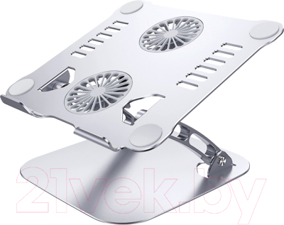 Подставка для ноутбука Evolution LS300 RGB с активным охлаждением - фото