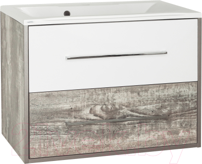 Тумба под умывальник Style Line Экзотик 75 2 ящика (подвесная) - фото