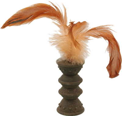 Игрушка для кошек Magic Cat Ролик с перьями и кошачьей мятой / 453-30412 - фото