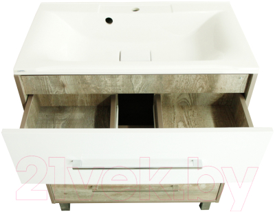 Тумба под умывальник Style Line Экзотик 75 3 ящика (напольная)
