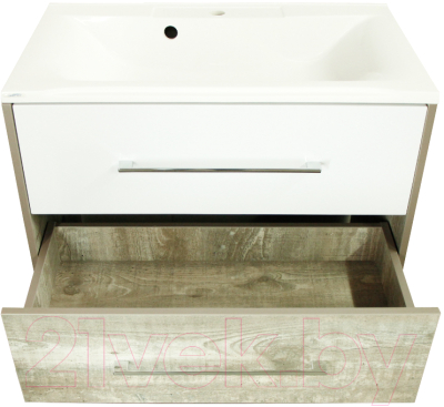Тумба под умывальник Style Line Экзотик 75 3 ящика (напольная)