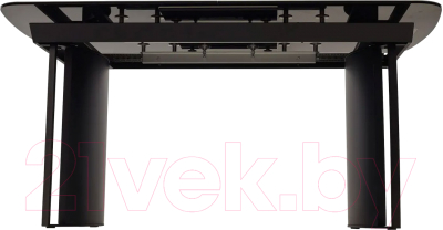 Обеденный стол M-City Rasmus 160 KL-80 / 626M04967 (серый мрамор/итальянская керамика/черный)