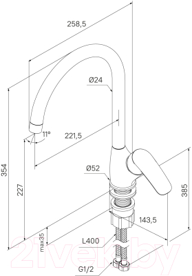Смеситель Milardo Rora RORWT0JM05