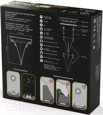 Светильник уличный Gauss GS001