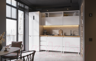 Кухонный гарнитур Стендмебель Хелен 2.0 (белый)