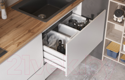 Кухонный гарнитур Стендмебель Хелен 2.0 (белый)