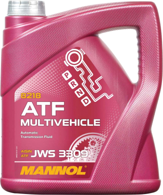 Трансмиссионное масло Mannol ATF Multivehicle OEM JWS 3309 / MN8218-4 - фото