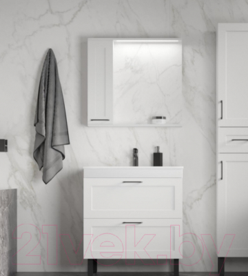 Тумба под умывальник Style Line Осло 80 2 ящика (напольная)