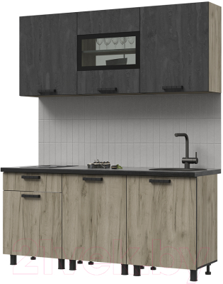 Кухонный гарнитур Стендмебель Эдинбург 1.8 - фото