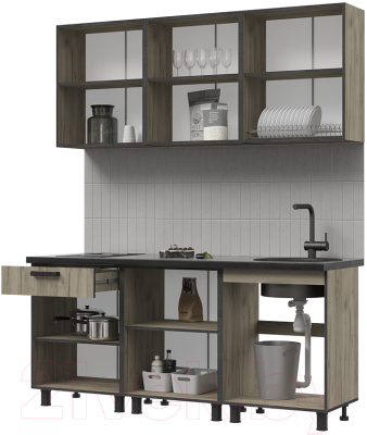 Кухонный гарнитур Стендмебель Эдинбург 1.8