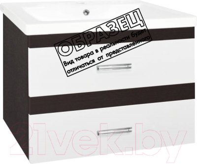 Тумба под умывальник Style Line Сакура 105 (подвесная, для классической раковины) - фото