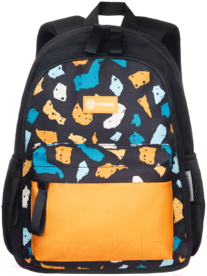 Школьный рюкзак Torber Class X Mini / T1801-23-Bl-Y (черный/желтый)