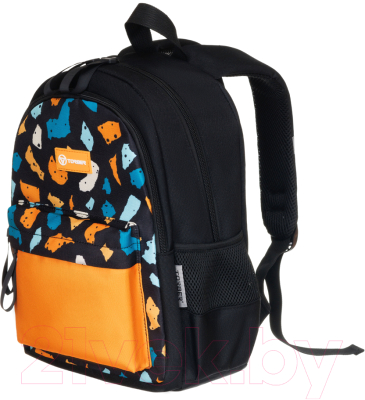 Школьный рюкзак Torber Class X Mini / T1801-23-Bl-Y (черный/желтый)