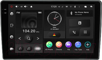 Бездисковая автомагнитола Incar TMX2-4101-3 - фото