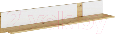 Полка НК Мебель Modo / 71716202 (артизан/белый матовый) - фото