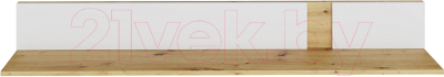 Полка НК Мебель Modo / 71716202 (артизан/белый матовый)