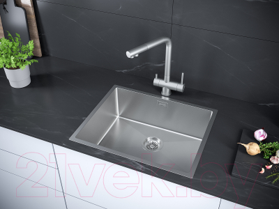 Мойка кухонная Paulmark PM215444-BS