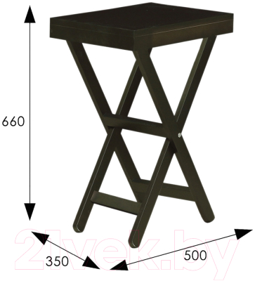 Сервировочный столик Мебелик Раскладной