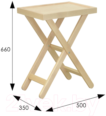 Сервировочный столик Мебелик Раскладной