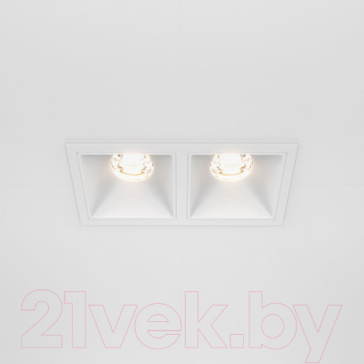 Точечный светильник Maytoni Alfa LED DL043-02-10W3K-D-SQ-W