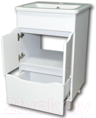 Тумба с умывальником Гамма 22оФ2/3-У 50 Урбан-12050