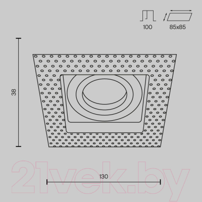 Точечный светильник Maytoni Atom DL003-01-W