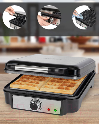 Вафельница Profi Cook WA 1241 (нержавеющая сталь)