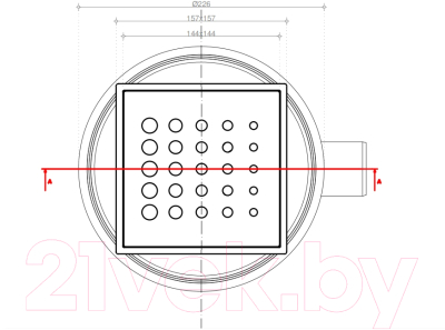 Трап для душа Pestan Drops 4 Mask 201747 / 13000079