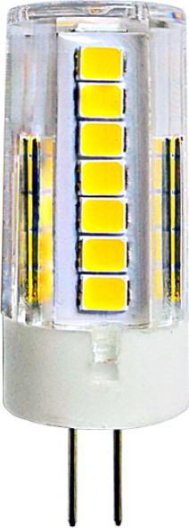 Лампа Uniel LED-JC-220/5W/3000K/G4/CL GLZ09TR  - фото