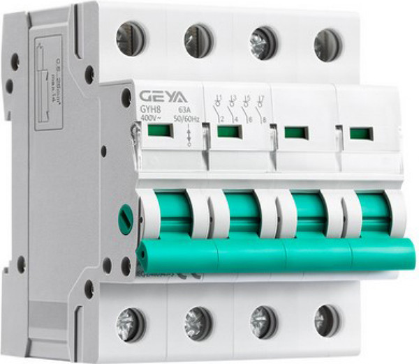 Выключатель нагрузки Geya GYH8-4P-125 - фото