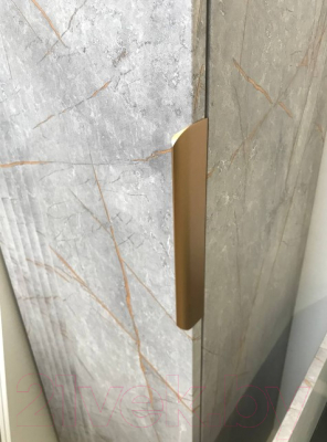 Шкаф-пенал для ванной Garda 09.22н.400.PVC (золотой мрамор)